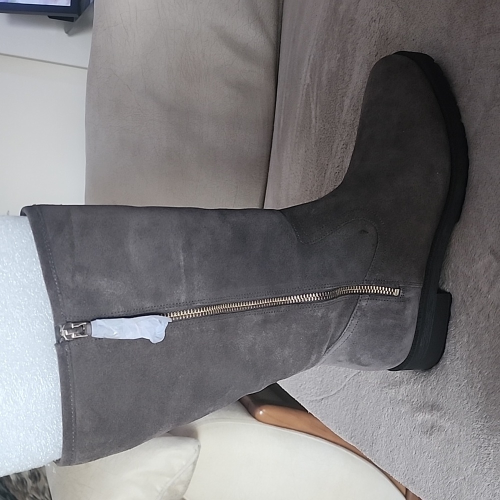 NEW. Vionic Mystic Mica - Lined Supportive Boot Greige Sz 9 MSRP $229.